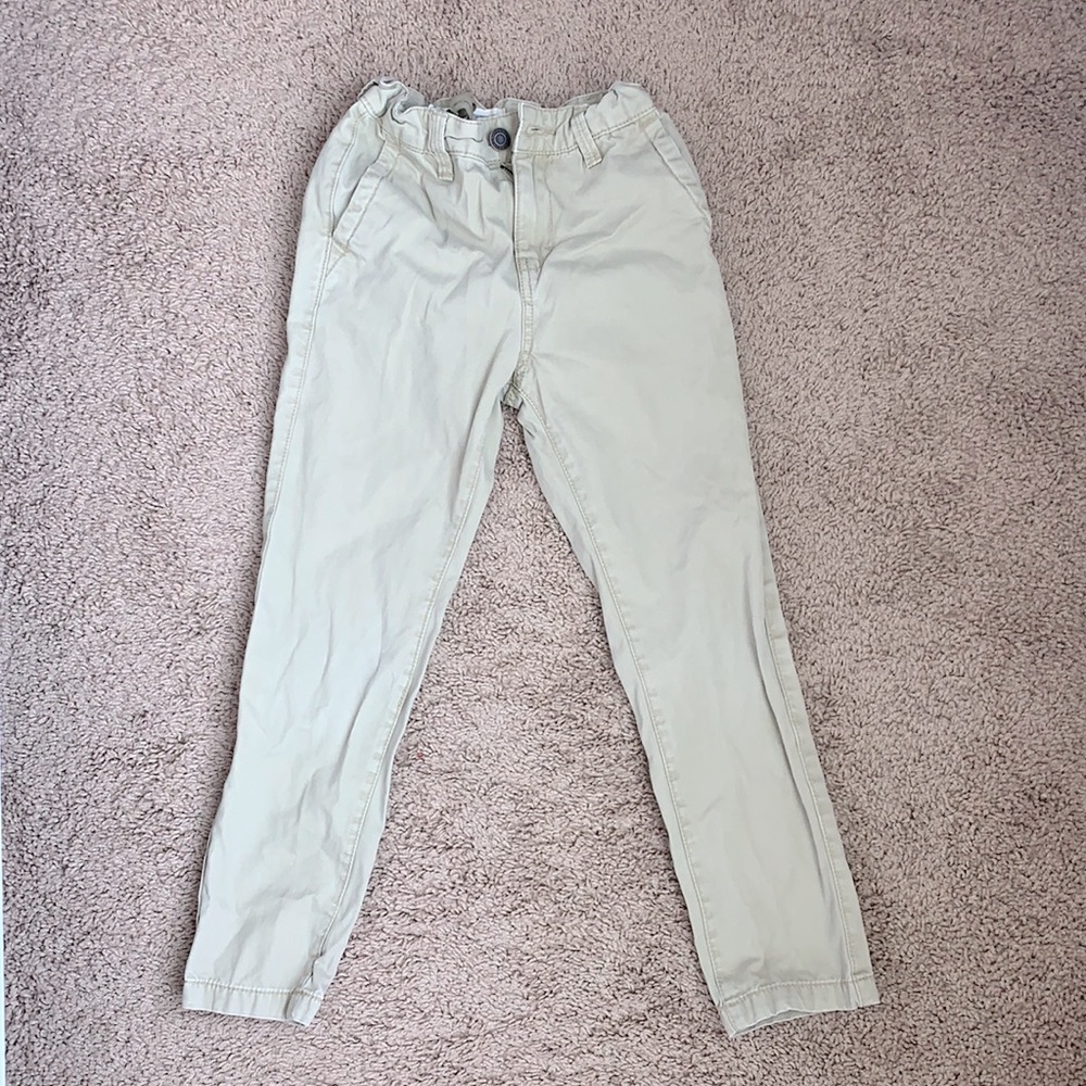 Tucker + Tate boy beige chino pants size 7